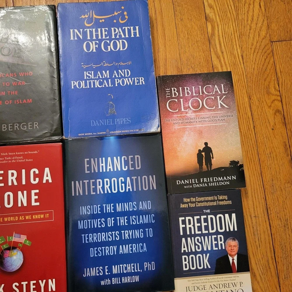 11 Book Lot Politics‎ Religion Counter Terrorism History Non Fiction USA Mystery